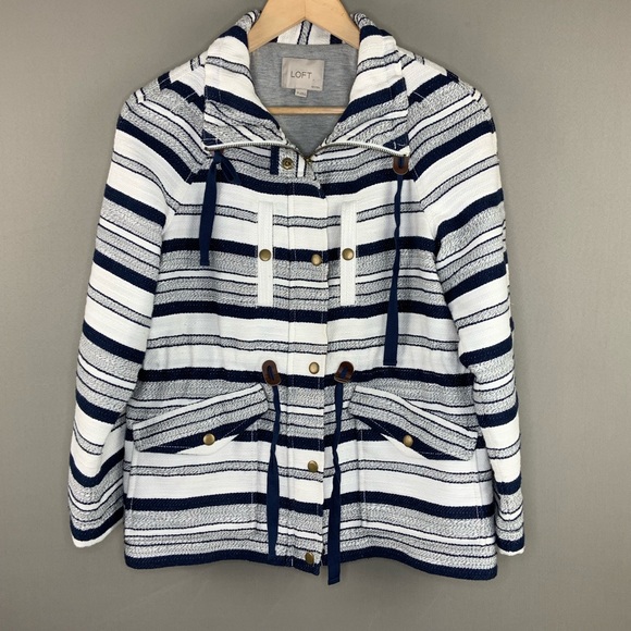 Loft Breton Anorak Nautical Striped Jacket - Picture 3 of 8